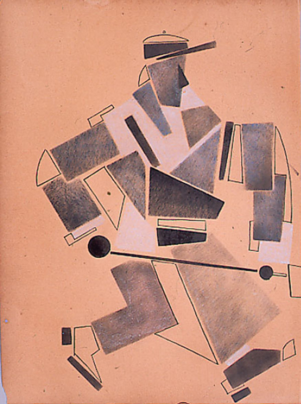 Giocatore di cricket by Kazimir Severinovich Malevich