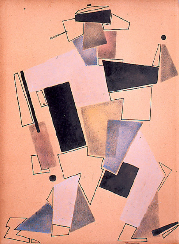 Giocatore di hockey by Kazimir Severinovich Malevich