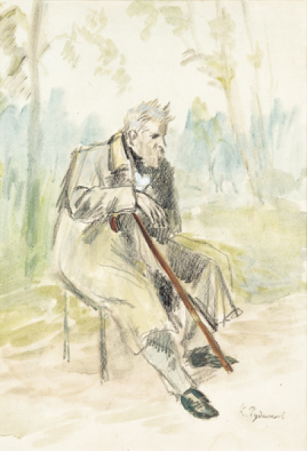 Lavreckij (Ivan Turgenev, Un nido di nobili) by Konstantin Ivanovich Rudakov