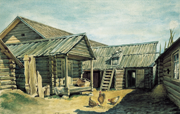Le tre galline by Aleksandr Nikolaevich Benois