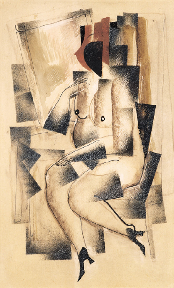 Nudo allo specchio by Kazimir Severinovich Malevich