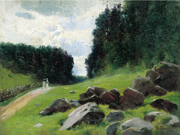 Passeggiata in collina by Israel Abramovich Pass