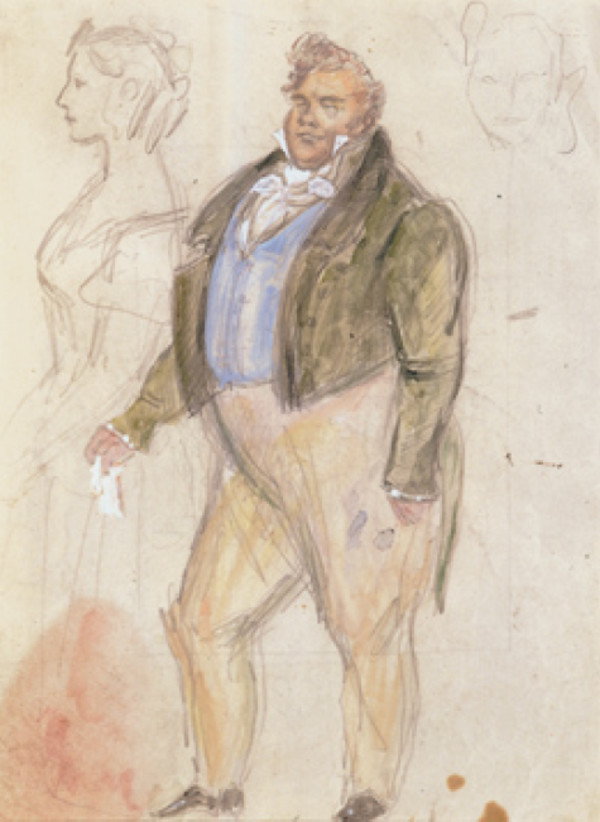 Pierre Bezuchov (Lev Tolstoj, Guerra e pace) by Konstantin Ivanovich Rudakov