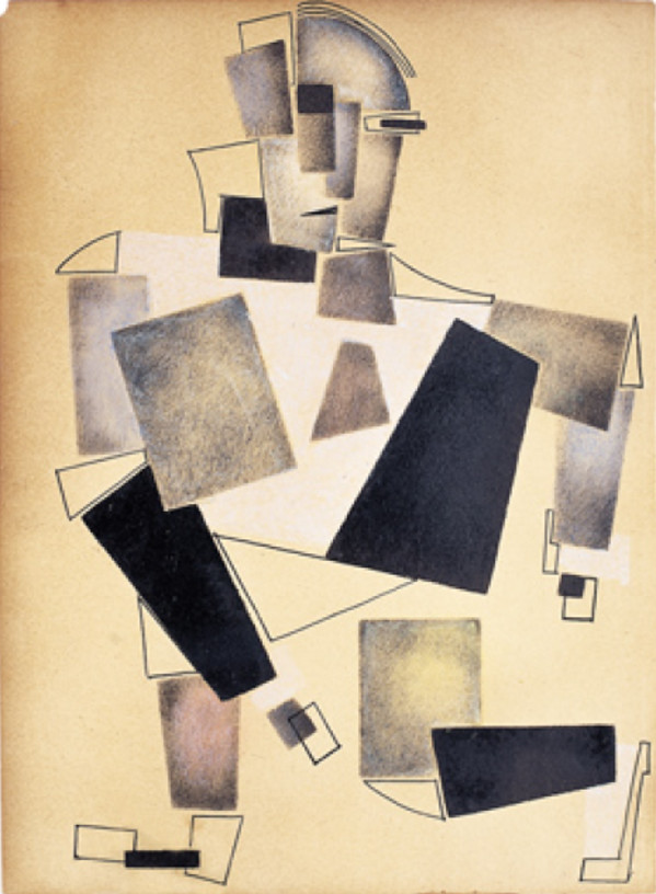 Uomo con cravatta by Kazimir Severinovich Malevich