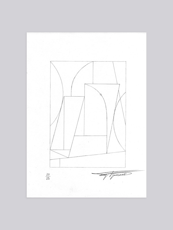 Original Pencil Drawing #25 (St. Catherine's Playground) by Tony Sjoman, Image 1.