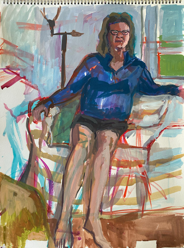 Alice Jump, preliminary study by Elizabeth de Bethune