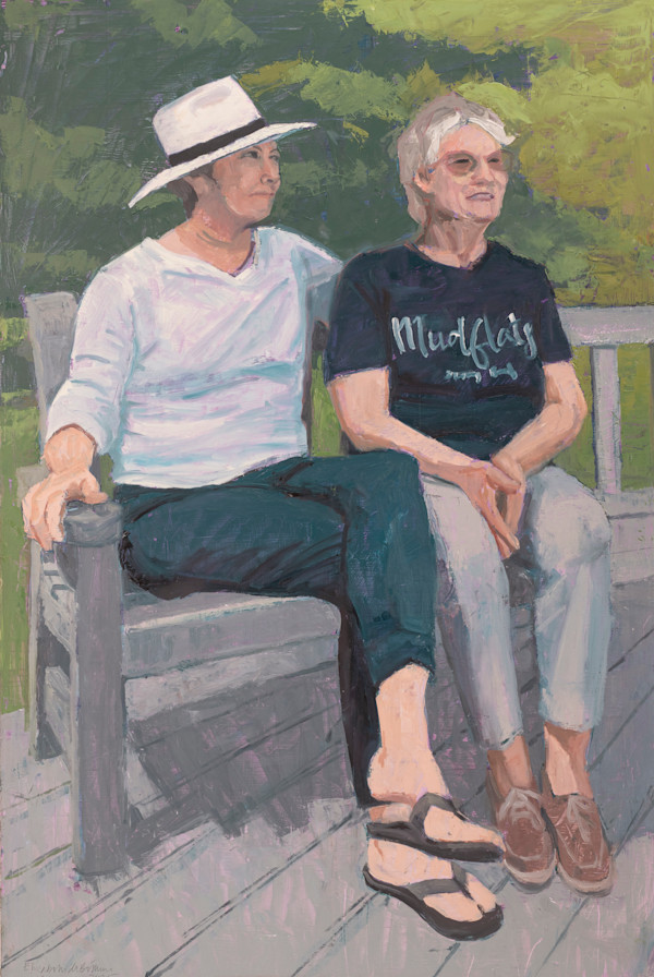 Elizabeth Thompson and Mimi Fahs by Elizabeth de Bethune, Image 1.
