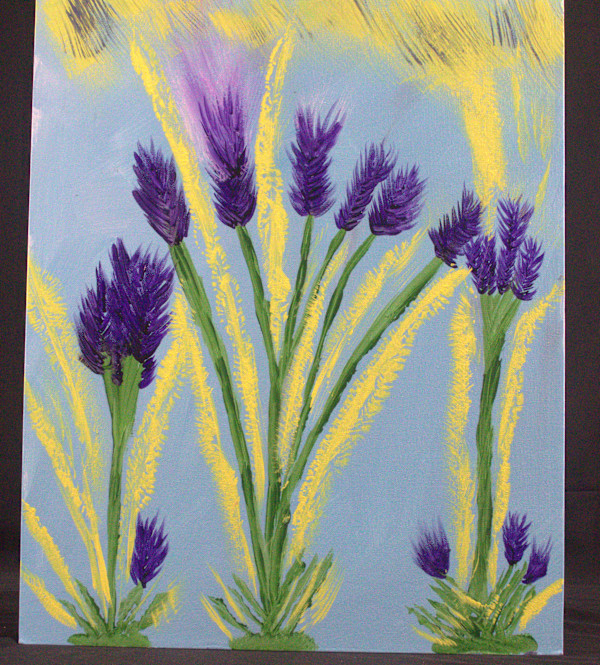 Purple Flowers by Hiliary A. Blalock