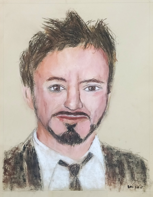 Male Portrait by Eva Biro