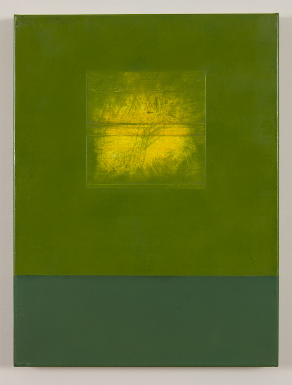 Yellow Square Green-Gray by Hunter B Hadley III