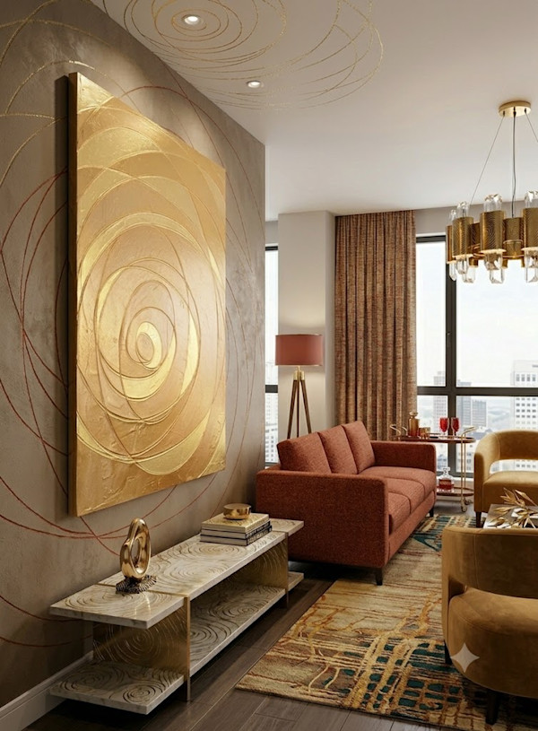 Golden Swirls by Tony Hyden