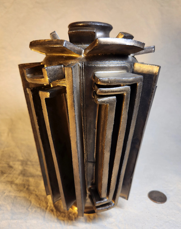 Bronze Assemblage Vase II by Tony Hyden
