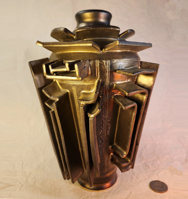 Bronze Assemblage Vase V by Tony Hyden
