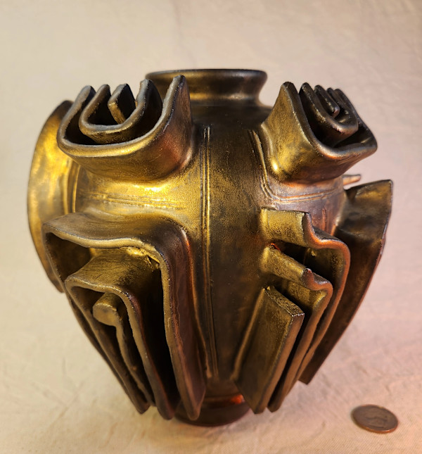 Bronze Assemblage Vase VII by Tony Hyden
