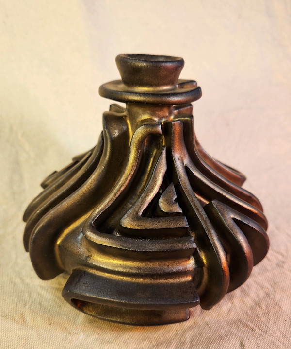 Bronze Assemblage Vase III by Tony Hyden
