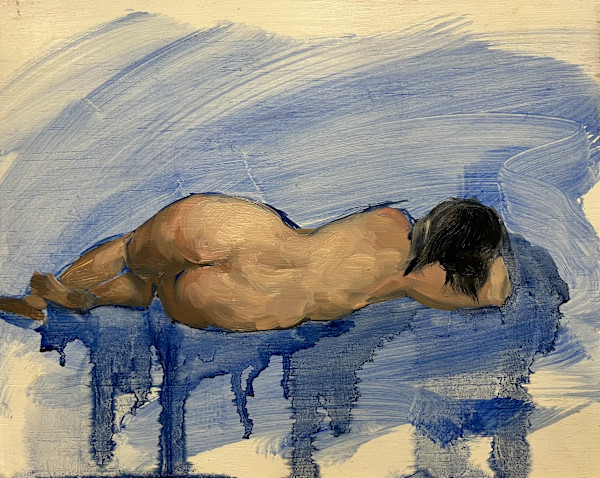 Repose in Blue by Michelle Dahl