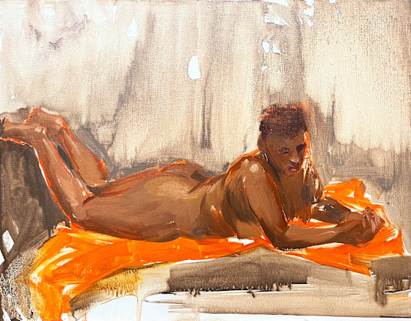 Jae in Orange by Michelle Dahl