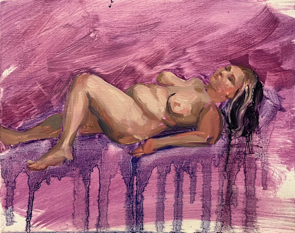 Fuscia Figure by Michelle Dahl