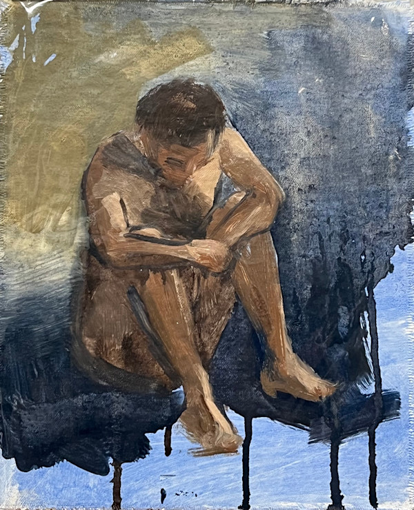 Blue Study by Michelle Dahl