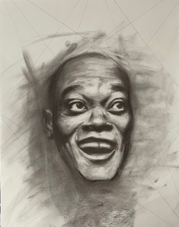 Tonal study for "Be Happy MothaF**R" by Michelle Dahl