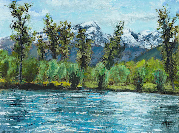 Bitterroot River Plein Air by Ryan Jolley, Image 1.