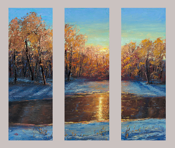 Fire & Ice triptych by Ryan Jolley, Image 1.