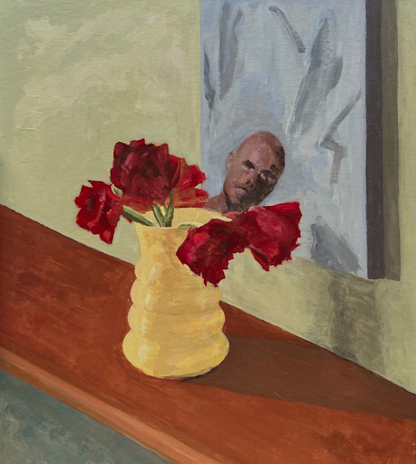 Peonies/Pfingstrosen by Leopold Nenning