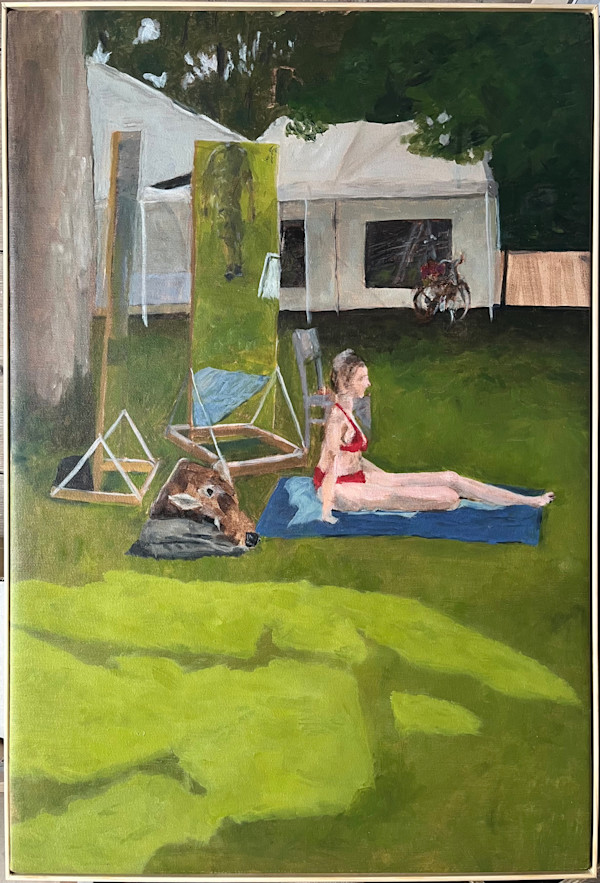 Yvonne and Mirrors by Leopold Nenning