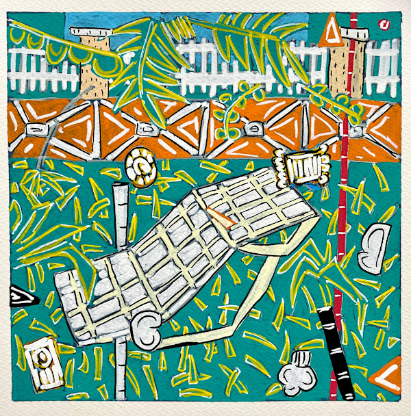 Bajan backyard by Alec Cumming