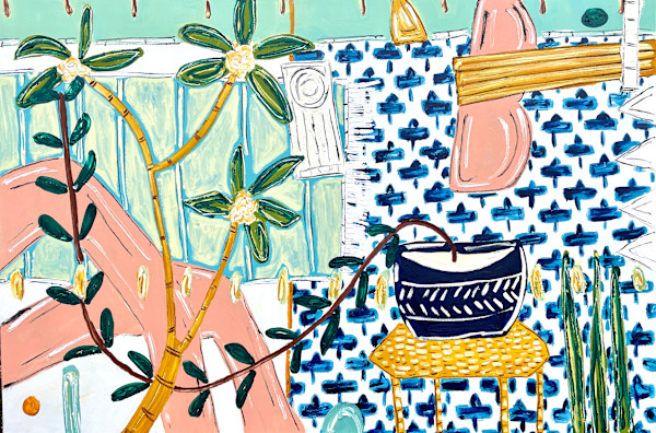 Telling tales on the veranda by Alec Cumming