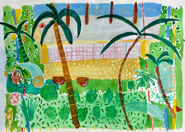 Through the palms by Alec Cumming