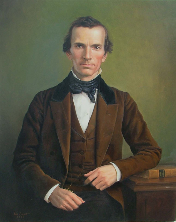 Oliver Cowdery by Ken Corbett, Image 1.