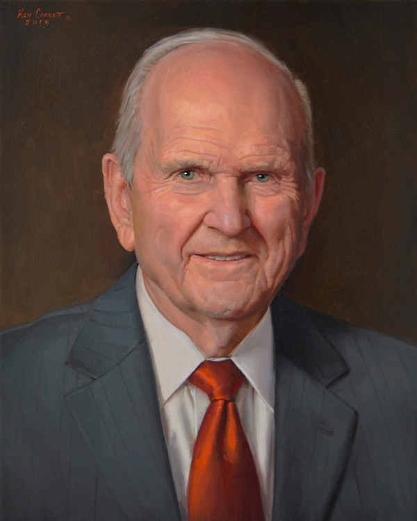 President Russel M. Nelson by Ken Corbett, Image 1.