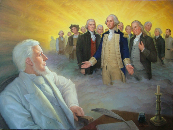 Vision of Wilford Woodruff by Ken Corbett