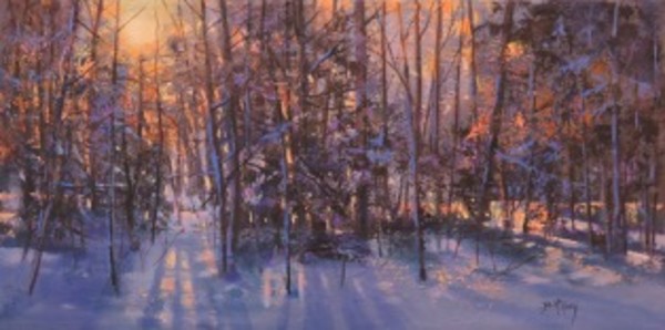 WINTER'S GLOWING COLOUR by Barbara McGuey