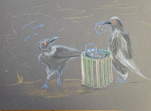 Crows clearing by John Simnett