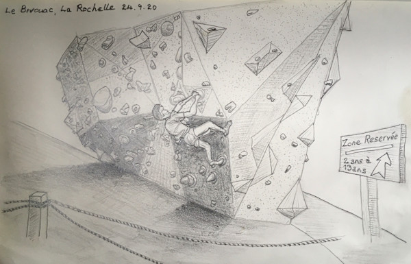 La bivouac, La Rochelle by John Simnett