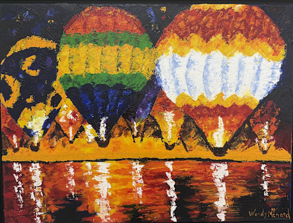 Balloon Fest by Wendy Menard Art