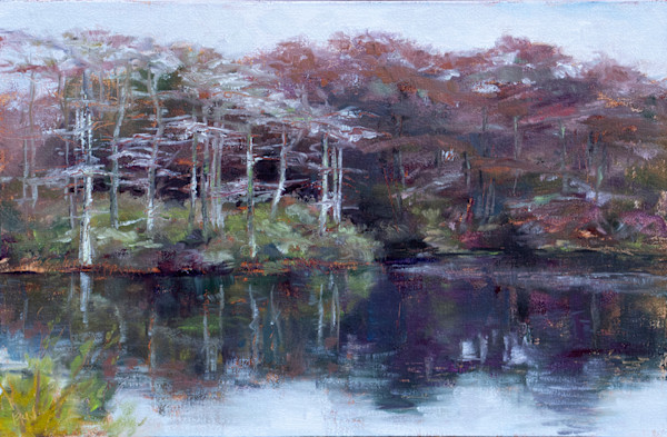 Brine's Pond in Winter by Elizabeth R. Whelan
