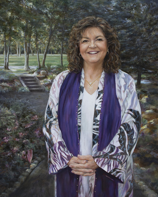 Portrait of Nancy Nekvasil - President Emerita, Saint Mary's College, Notre Dame by Elizabeth R. Whelan