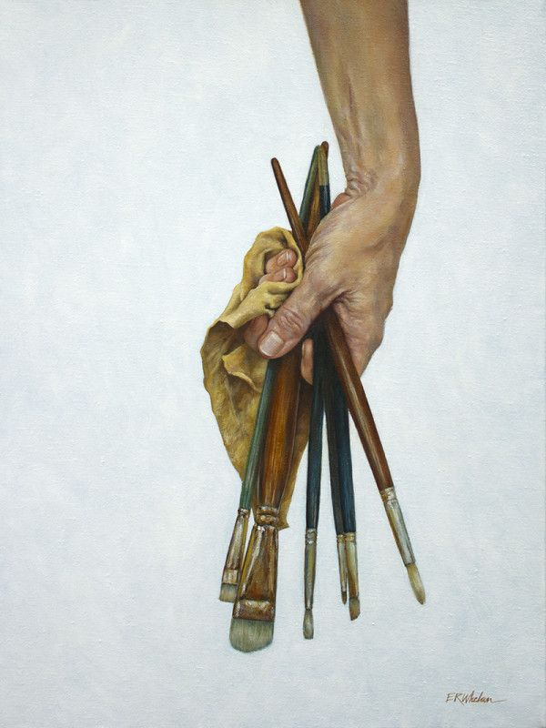 Gunslinger Artist's Hand III by Elizabeth R. Whelan