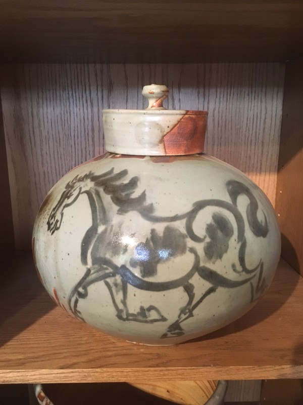 Horse Jar by Mattie Leeds
