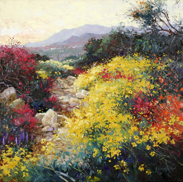 Twilight - Desert Spring by Julie Gilbert Pollard