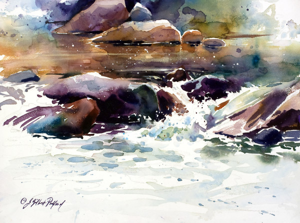 Oak Creek at Junipine by Julie Gilbert Pollard