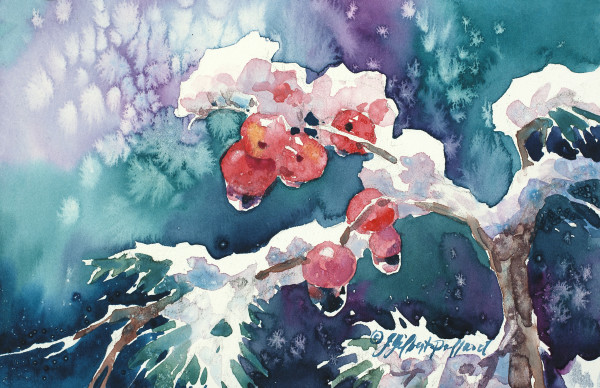Winter Berries by Julie Gilbert Pollard