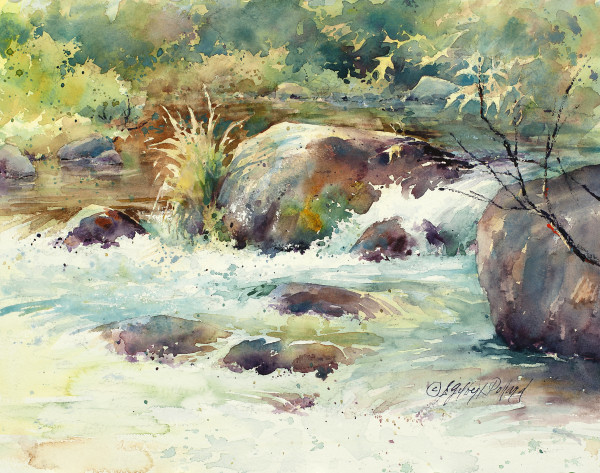 Oak Creek at Briar Patch III by Julie Gilbert Pollard