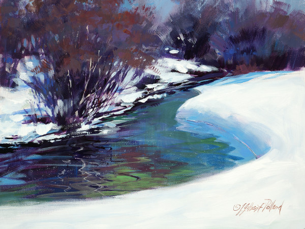 Winter Stream by Julie Gilbert Pollard