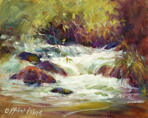 Oak Creek at Briar Patch V by Julie Gilbert Pollard