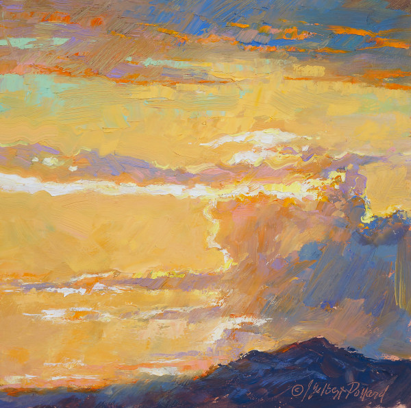 Sunset II - AKA Monsoon Sunset by Julie Gilbert Pollard