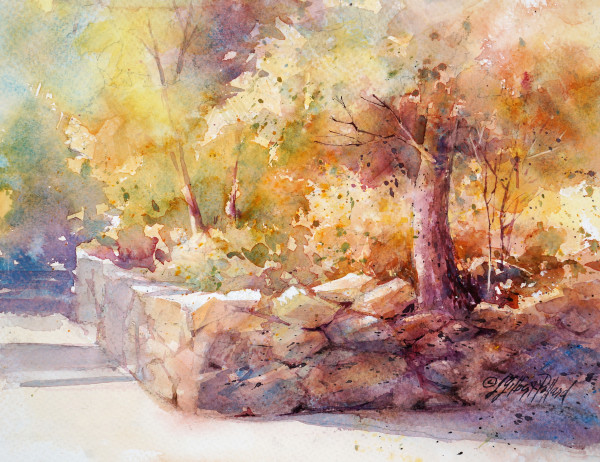 Autumn Lane by Julie Gilbert Pollard